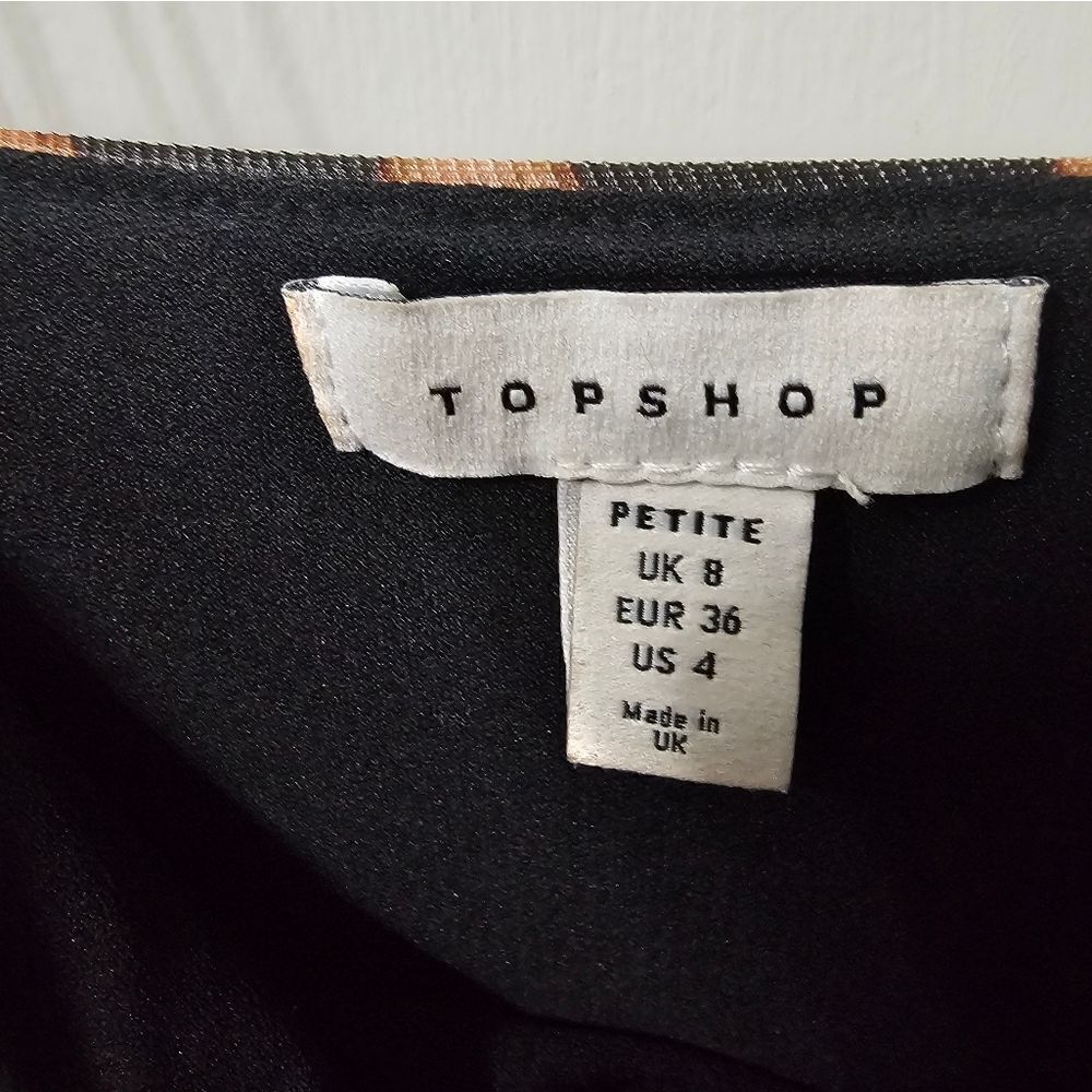 Topshop leopard print bodycon dress sz 4 p - Picture 3 of 3